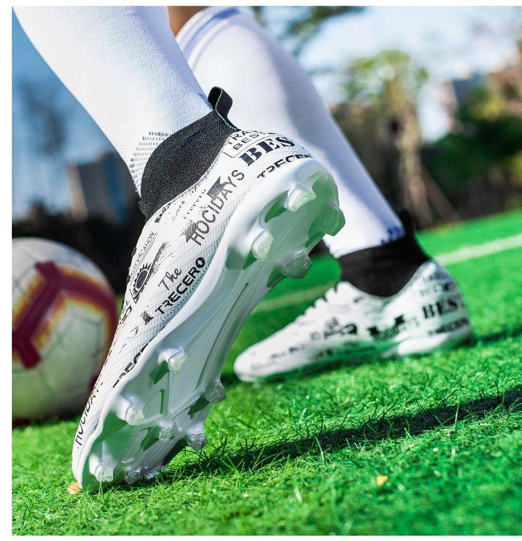 Product Introduction of Soccer Shoes Men's Adult Sports Soccer Shoes Long Broken Nail Training TF Boy Student Professional Short Studs Youth Sneakers 8