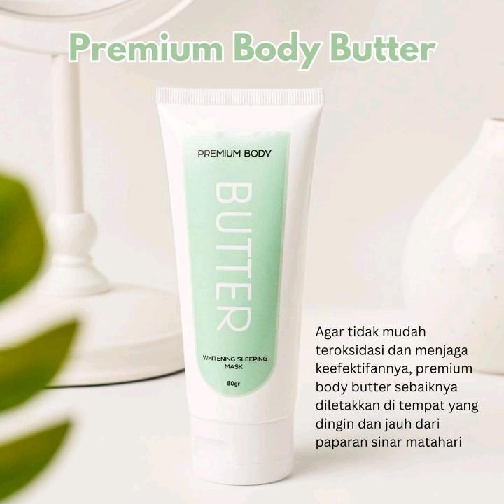 Sleeping Mask Body Butter/Premium body butter/Whitening Sleeping Mask by Risda skin Glow 15gr (malam) Pemutihan Acid 4