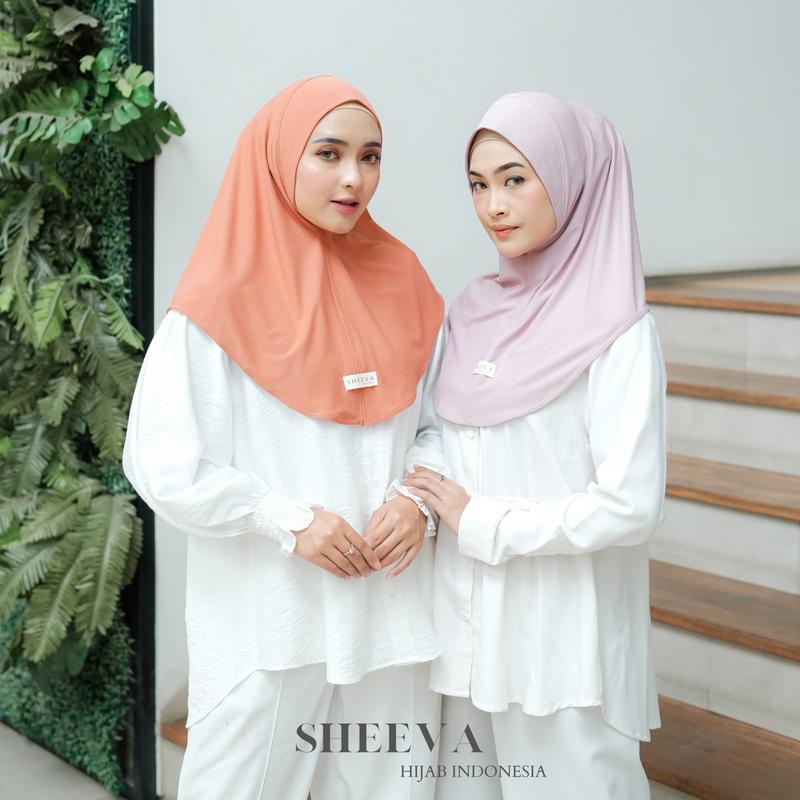 𝐒𝐇𝐄𝐄𝐕𝐀 - CELIA M | BERGO SOFTPAD JILBAB INSTAN SIZE M JERSEY SHEEVA HIJAB PREMIUM Simple Muslim Kerudung Khimar Wanita 2