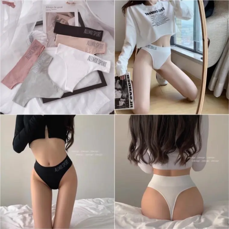 [ Chuyên Sỉ ] Quần Lót Nữ  Lọt Khe Cotton All mix Sport Sexy Cao Cấp  Hot
