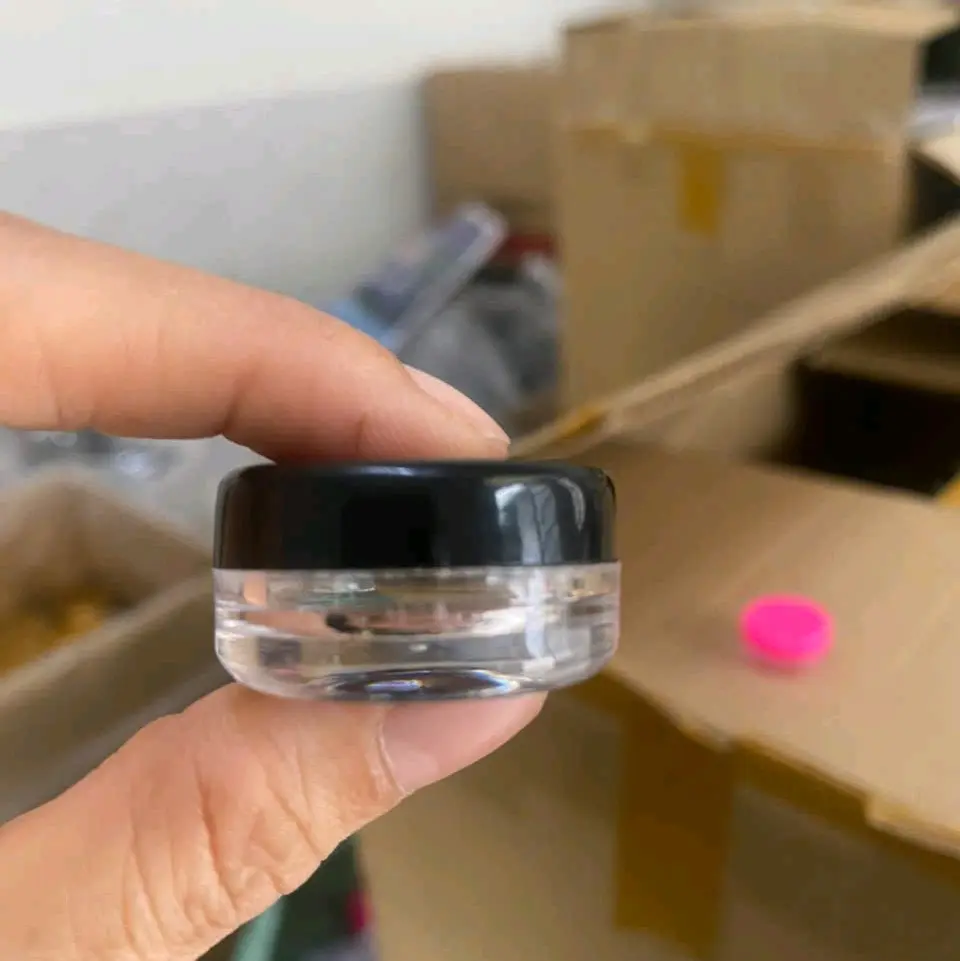 combo 100 hủ chiết kem 5gr (màu đen)