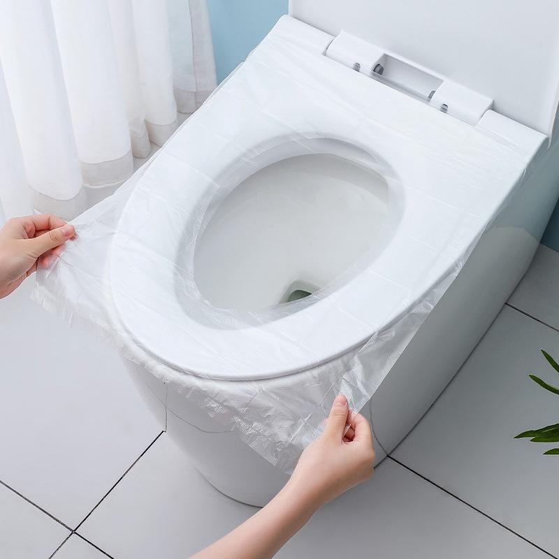 Bọc Ghế Nhà Vệ Sinh Dùng Một Lần, 50 Miếng, Di Động, Không Thấm Nước, Cho Du Lịch, Công Tác, Công Cộng Toilet 1
