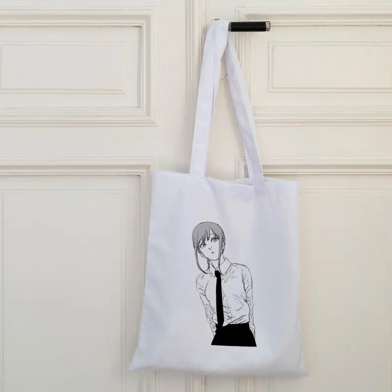 CHAINSAW MAN CANVAS BAG / TOTEBAG CUSTOM / Bahan Baby Kanvas 3