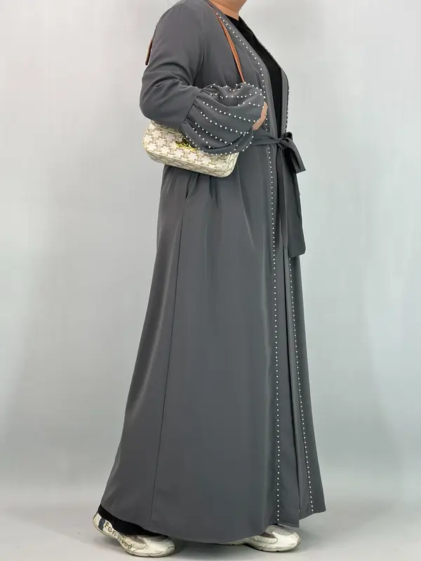 Women's Abaya, Elegant Long Sleeve Abaya for Party Wedding Guest, Ladies Islamic Clothing for All Seasons 1