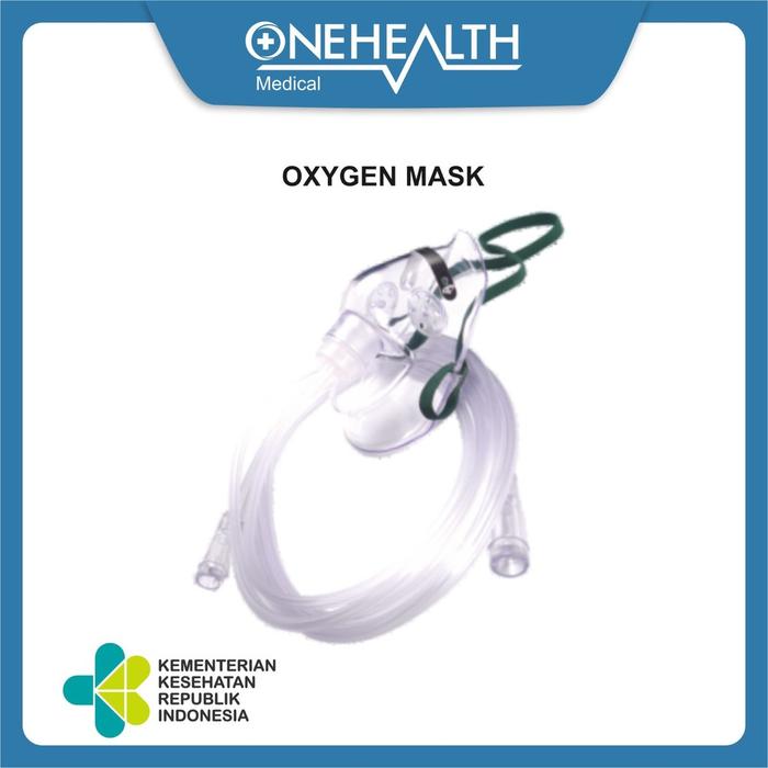 Masker O2 Anak Jual Onehealth Oxygen Mask Size Dewasa Anak Bayi Masker Oksigen untuk ...