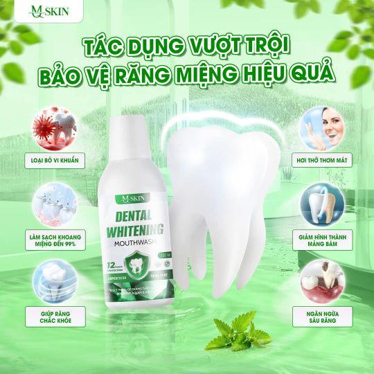 Product Introduction of Combo Nước Súc Miệng và Sáp Trắng Răng MQSKIN 1