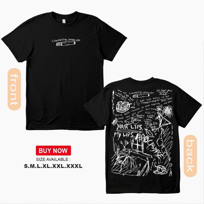 Áo sơ mi CAS C1GARETTES AFTER SE * - SUNSETZ -APOCALYPSE, làm bằng bông, màu đen áo  goldie vetements 6