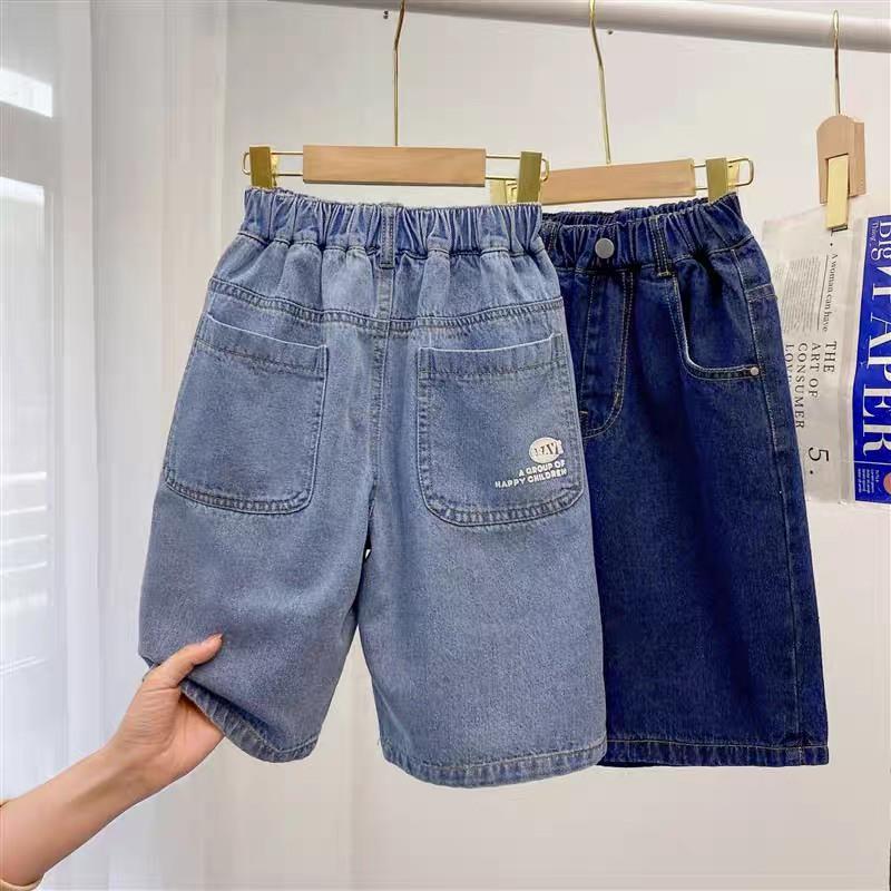 Quần Jeans Ngố Cá Tính Có Túi Sau Cho Bé Trai - Đủ size Từ 20 đến 62 kg - Quần Ngố Bò Bé Trai - Hàng Đẹp
