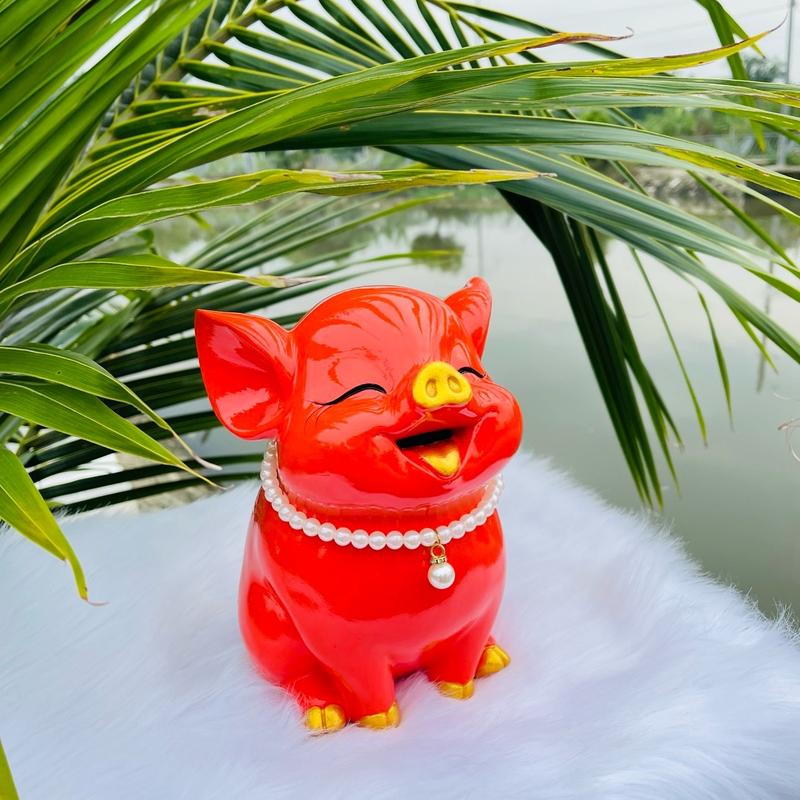 Heo hot xiteen new 3D china bỏ ống tiết kiệm đựng tiền “”heo thạch cao bỏ ống tiết kiệm “ đựng tiền Ống Heo Đồng đất