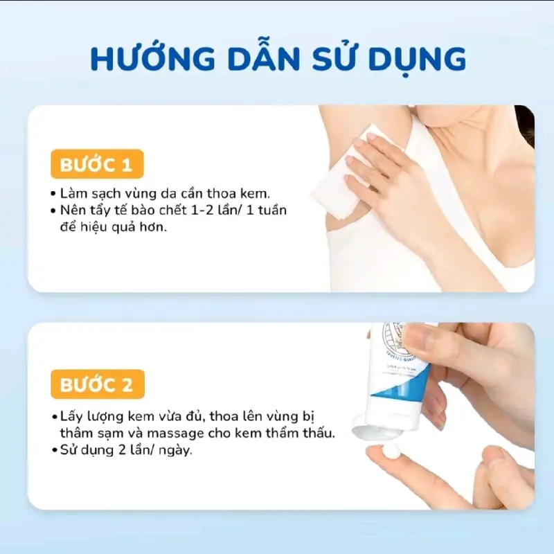 Kem hỗ trợ dưỡng thâm ARMPIT Cream dưỡng sáng vùng da nách sạm màu NETHERA túyp 35gr 4