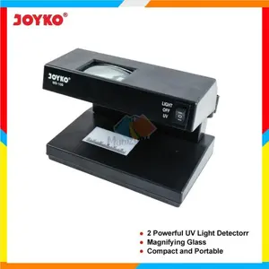 Joyko Counterfeit Money Detector MD-100 Alat Pendeteksi Uang dengan Kaca Pembesar
