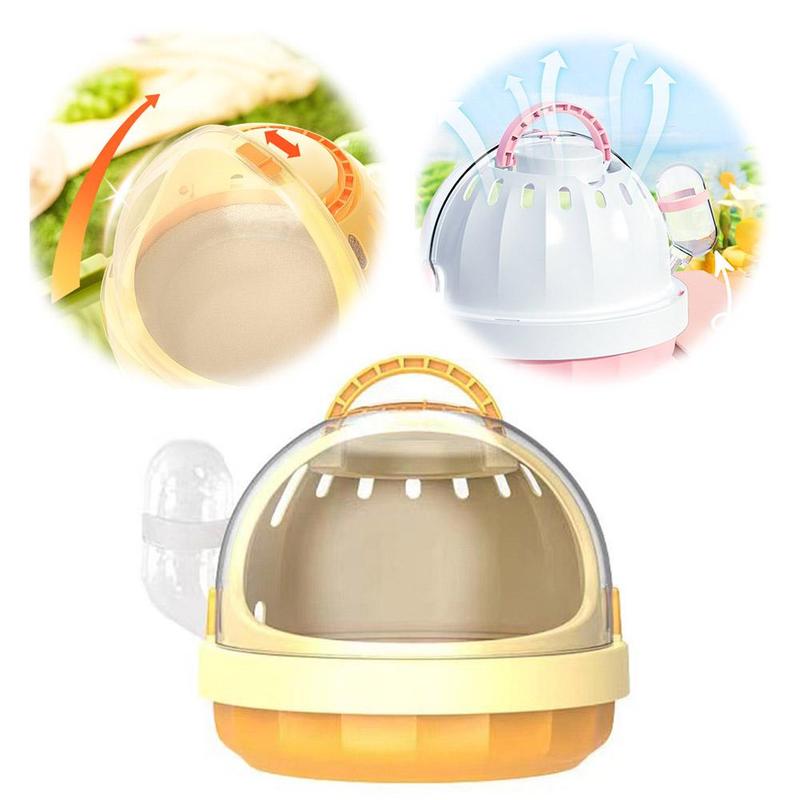 Product Introduction of Hamster Cage Exterior Cage Portable Exterior Cage Honey Bag Weasel Twiggy Rat Golden Bear Panoramic Exterior Bag Small Pet Supplies 28