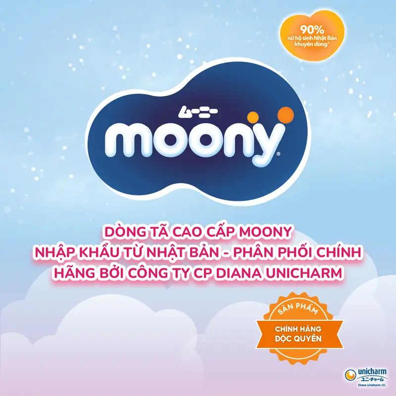 [COMBO 2-TẶNG DDVSPN COOL+ 250ML] Moony Tã/bỉm quần xanh M52/ L44/ XL38/ XXL26 - Nhập khẩu Nhật Bản 7