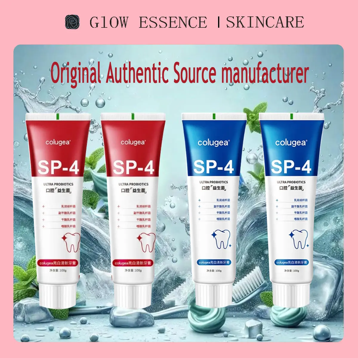 [Buy1Get1],Original product Probiotic Whitening Toothpaste – Stain Removal for White, Healthy Teeth |   Fresh Breath & Clean Mouth,Direct sales from manufacturers