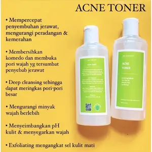TONER ACNE Wajah Berminyak Berjerawat Komedo Kontrol Minyak Semua Jenis Kulit