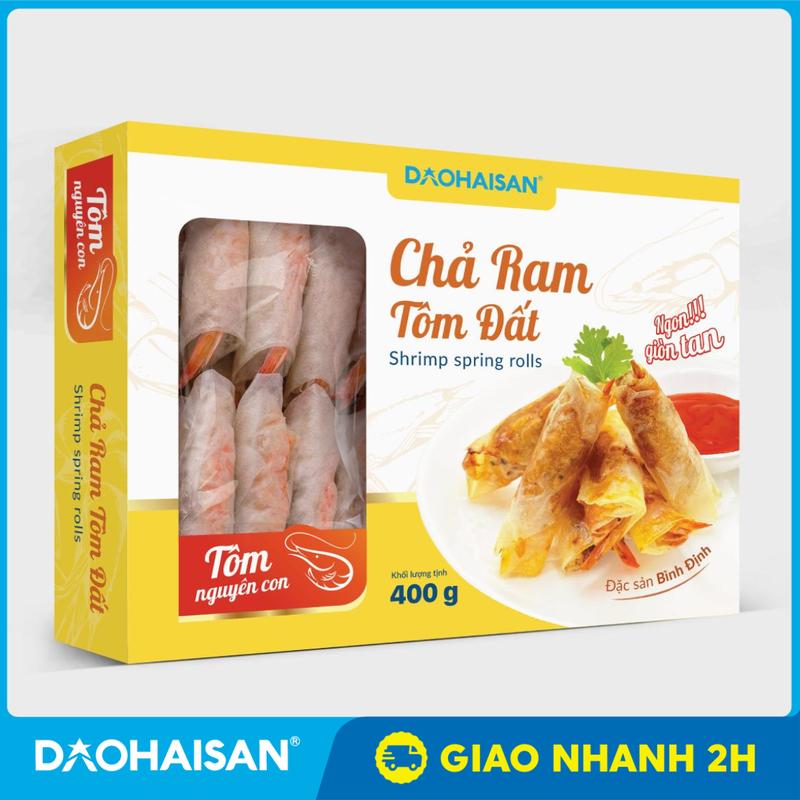 HCM - Giao 2H Chả Ram Tôm Đất Hộp 400g - Đặc Sản Miền Trung - Đảo Hải Sản