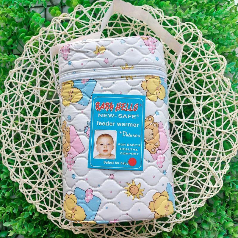 Bình ủ đôi giữ nhiệt bình sữa cổ rộng cho bé