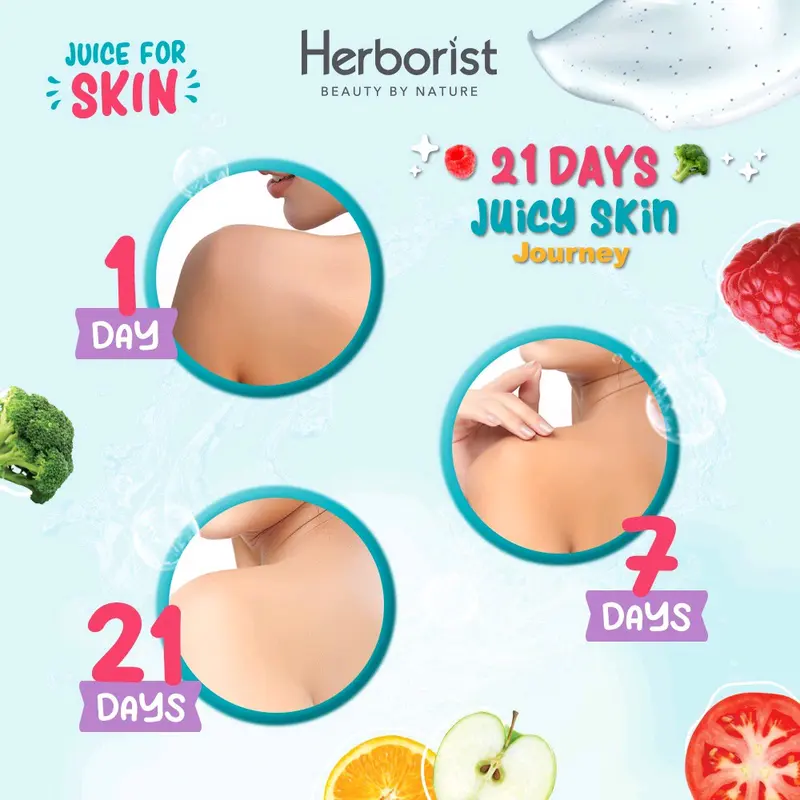 HERBORIST BODY SERUM BODY SCRUB FREE GIFT 2