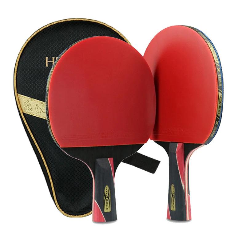 Single Professional Training Carbon Table Tennis Bat Racket Ping ...