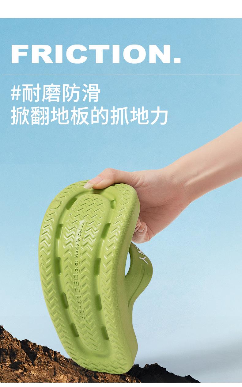Product Introduction of EVA Flip-Flops for Women, Non-Slip, Odor-Free, Portable Sandals for Men, High-End Feel, Summer Outdoor Beach Slippers 5