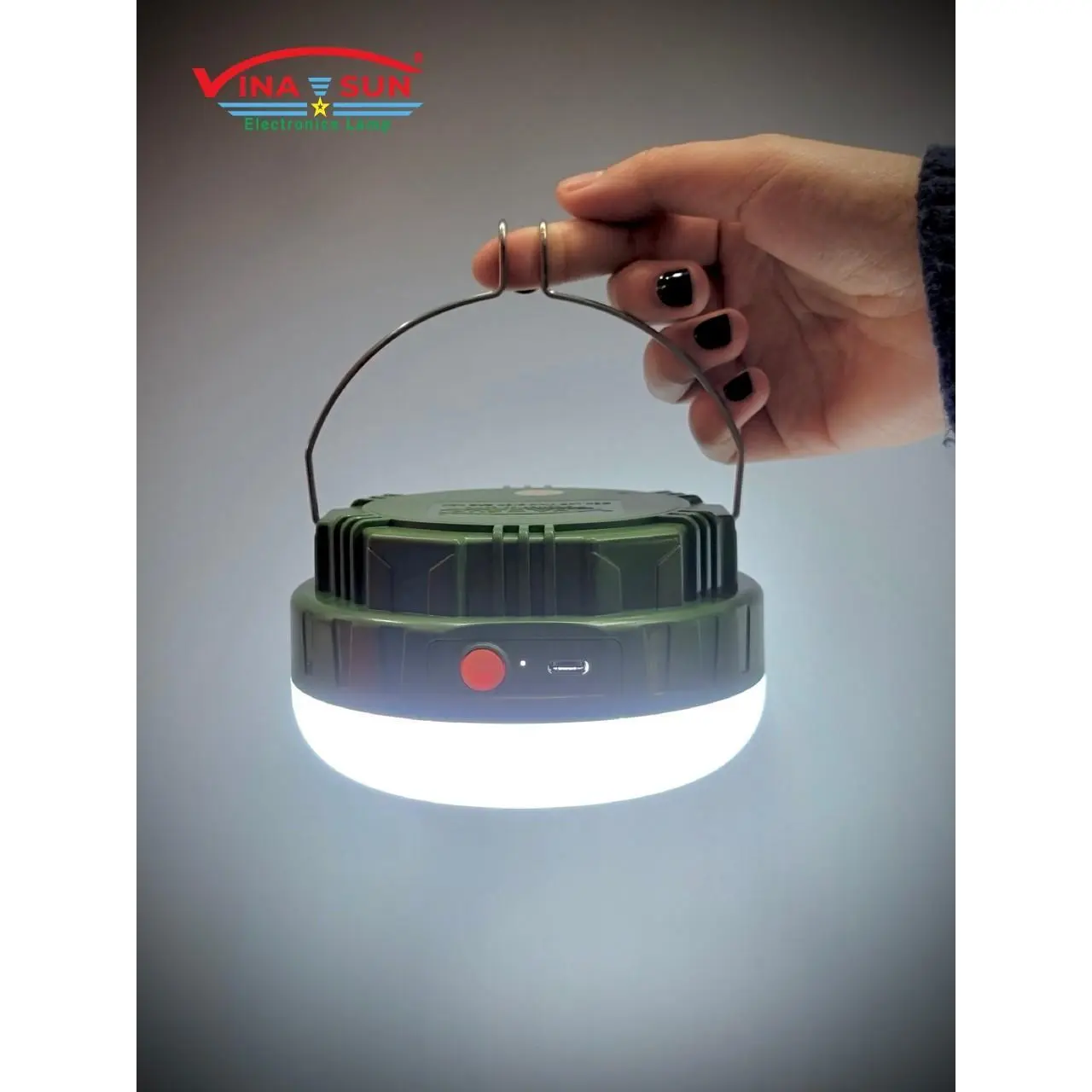 [ VinaSun ] Bóng Đèn Led Tích Điện Năng Lượng Mặt Trời 88w [ Bảo hành 2 năm ]