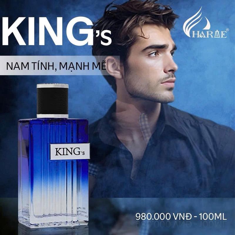 Nước Hoa Nam Charme king 100ml Phiên Bản 2024
