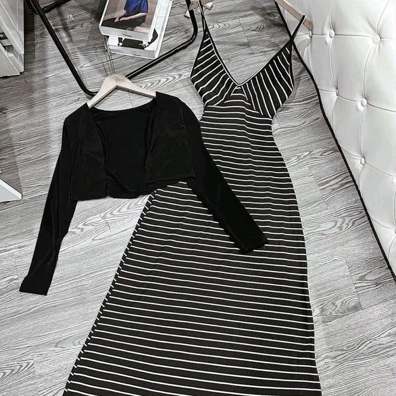 đầm medi dáng dài có bigsize 2