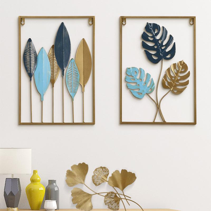 Hiasan Gantung Dinding Besi, Reka Bentuk Pemandangan Hutan Kreatif ...