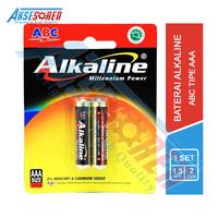 Gambar Baterai ABC Alkaline Tipe AAA [1.5V/2 pcs] / Battery Ukuran A3 Kecil - Variasi dari Aksesoren Kab. Indramayu 1 Tokopedia