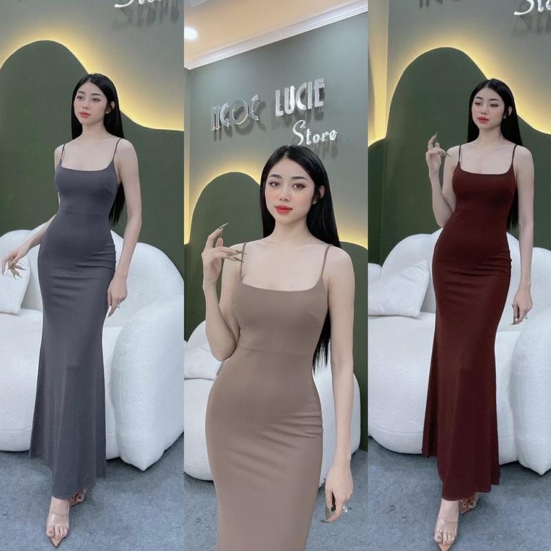 D420 - Đầm Body Đuôi Cá Basic Ngọc Lucie Store Nữ Women Dress