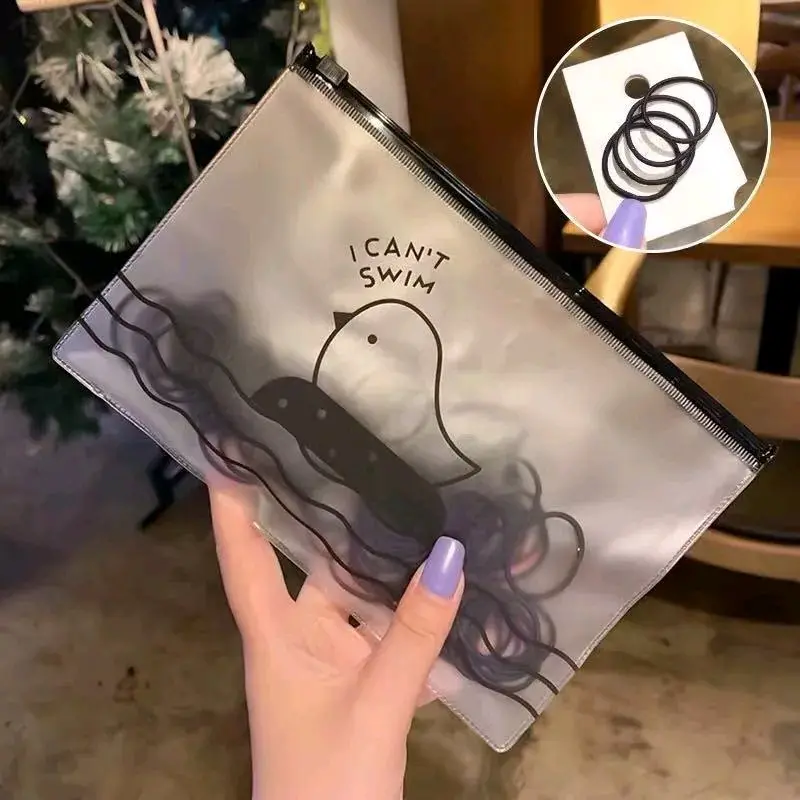 IKAT RAMBUT KOREA KEMASAN POUCH ISI 100 1