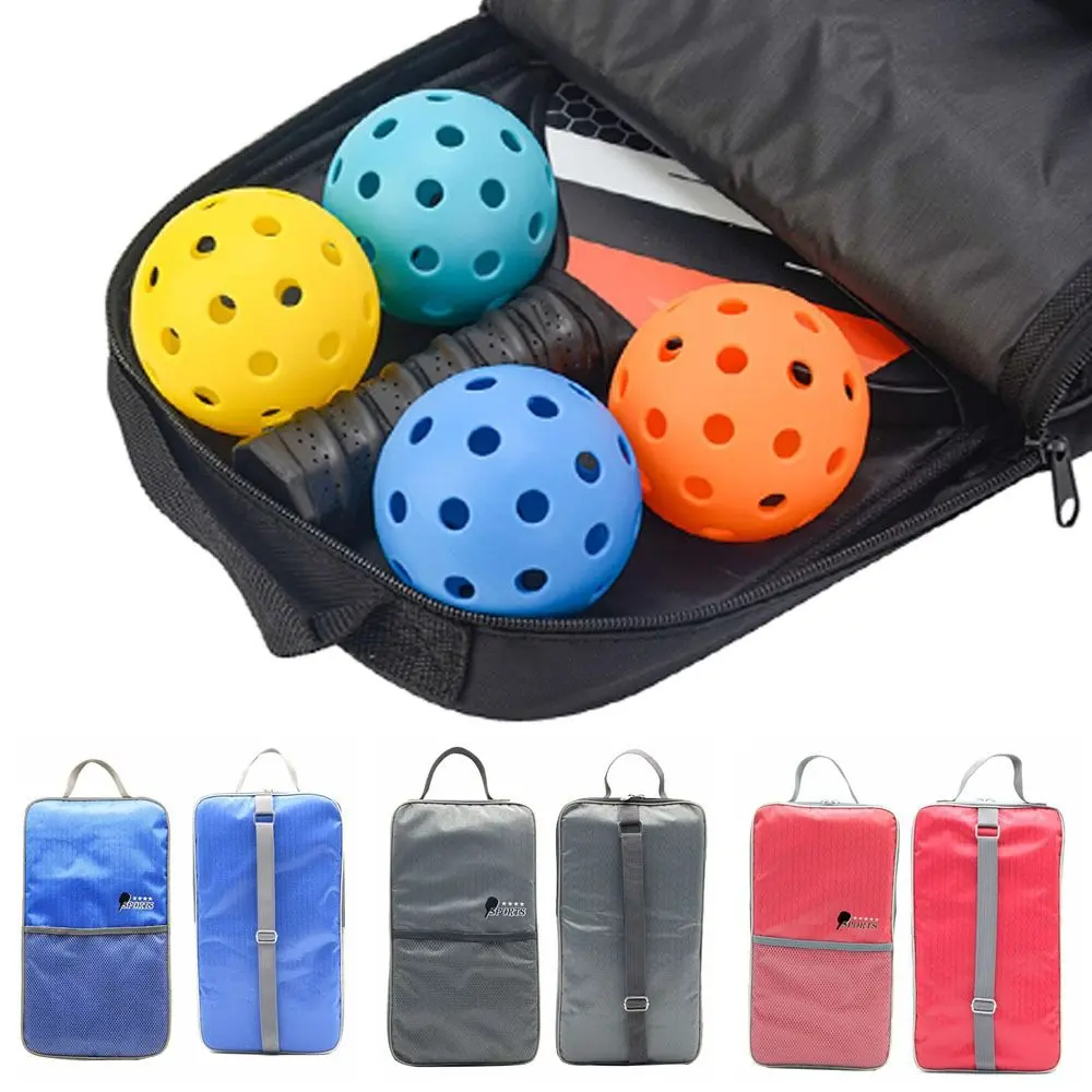 Tool Multicolor Pickleball Paddle Bag Waterproof Large Capacity Pickle Racket Organizer Beginner Training Racquet Sleeves Indoor Outdoor