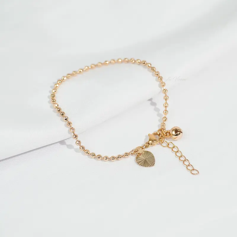 [ Beli 2 Produk Apapun Gratis 1 ] La Vienne - Hazel I - Gelang Rantai Titanium Wanita Anti Karat Aesthetic - Perhiasan Elegan Cantik Mewah Simple Bracelets 3
