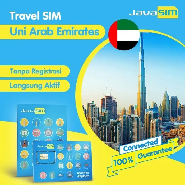 JavaSIM SIM Card UAE Unlimited 0