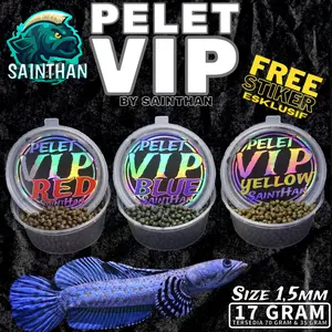 pelet VIP Blue, Yellow, Red untuk Channa SaintHan