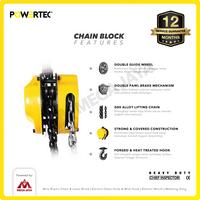 Gambar POWERTEC Chain Block / Takel 5 Ton x 7 Meter dari megajaya.co.id Kota Administrasi Jakarta Pusat 4 Tokopedia