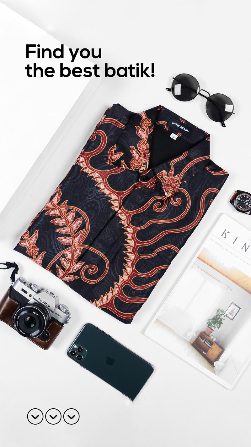 Product Introduction of Batik Slimfit Mola Short Sleeve B446 Pria Pendek 1