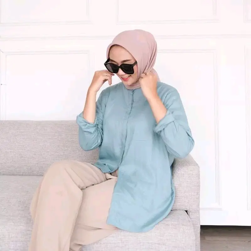 kemeja wanita rayon premium polos kemeja rayon premium kemeja wanita polos Katun rayon 5