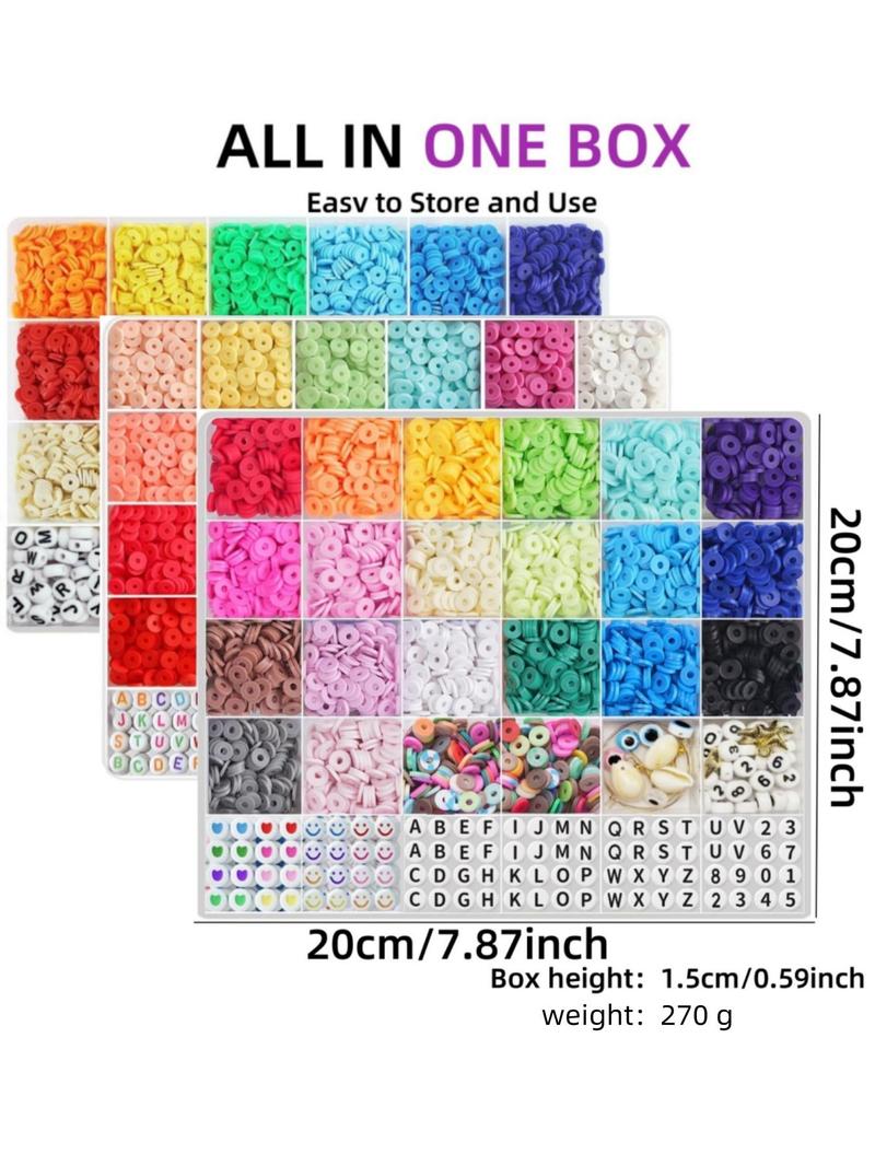 Product Introduction of Colorful Beads Kit, DIY Jewelry Making Kit, DIY Jewelry Making Supplies for Bracelet Necklace Earrings Pendant 1