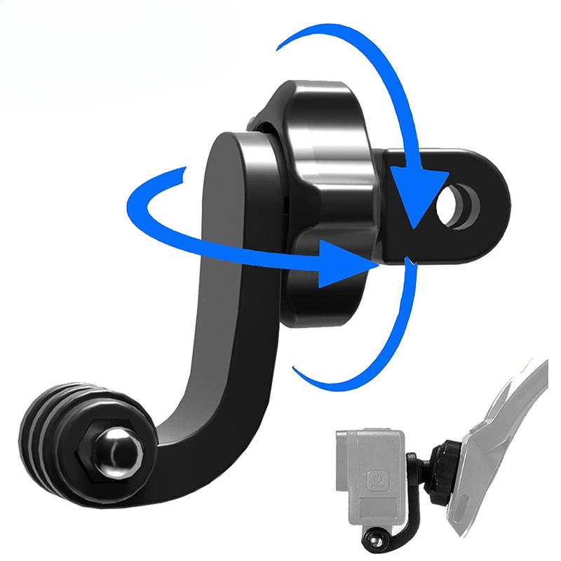 Universal Outdoor Sports Accessories Adapter Mount For Go Pro Hero Pedestal 360° Vertical Bracket For Xiaomi DJI Osmo Action Camera Accessory Kamera_voghion.com