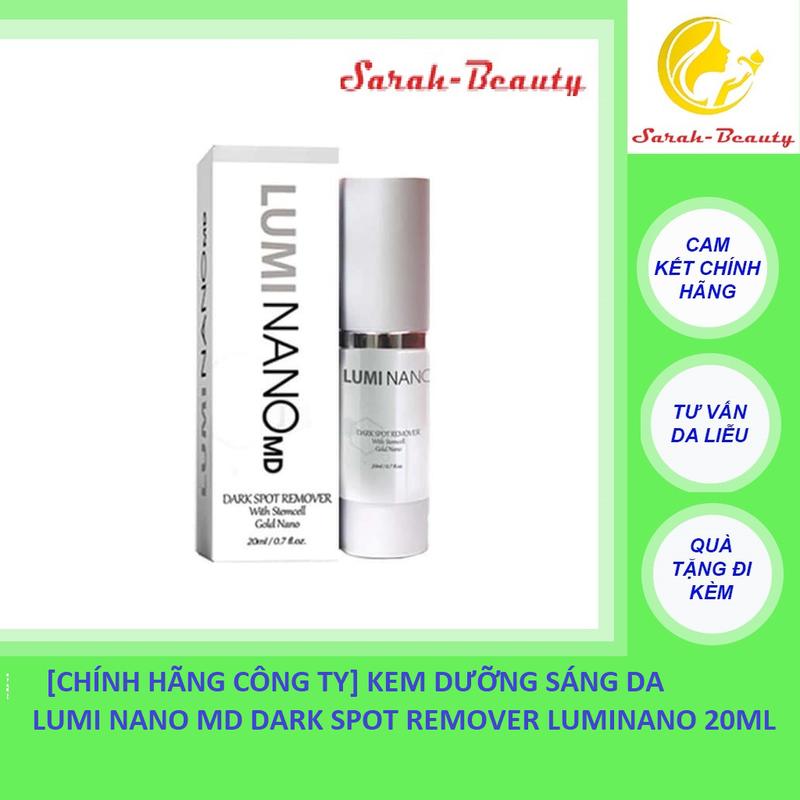   CHÍNH HÃNG  Kem dưỡng sáng da Lumi Nano MD Dark Spot Remover LUMINANO 20ml 
