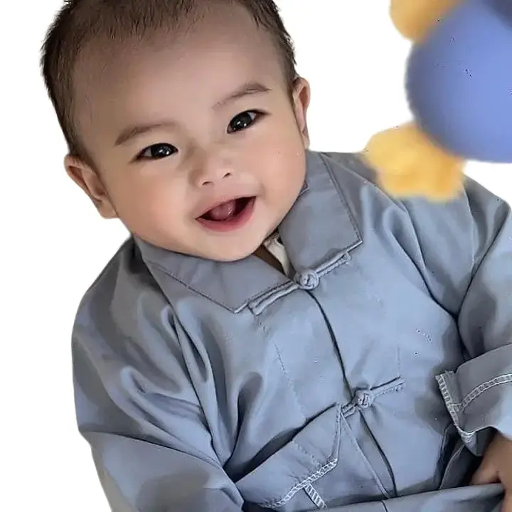 Đồ Lam Đi Chùa - Mẫu La Hán Bé - Pháp Phục Bé