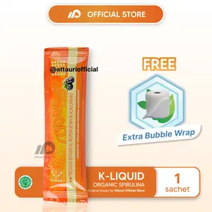 K-Liquid Organic Spirulina K-Trecious Botanical Beverage Mix Blackcurrant 1 Sachet Attauri Store K Link Official Original Store