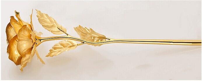 Product Introduction of gold dipped roses Mother's Day Present Small Gift Gold-Foil Roses Valentine's Day Gift Flower Artificial/Fake Flower Dried Flower Factory Wholesale 10