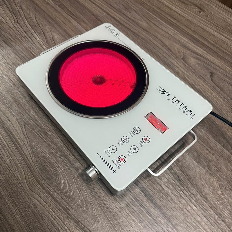   BÁN CHẠY  Bếp Hồng Ngoại TATAMI Cảm Ứng Cao Cấp Bếp Điện Có Đèn LED Mặt Kính Cường Lực 3500W Bảo Hành 24 Tháng 