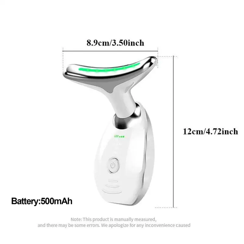 7 Colors Neck Face Lifting Massager, Neck Skin Tightening Device, for Men Women at Home and Outdoors, New Year & Winter Gift, Valentine's Day Gift for Men 1