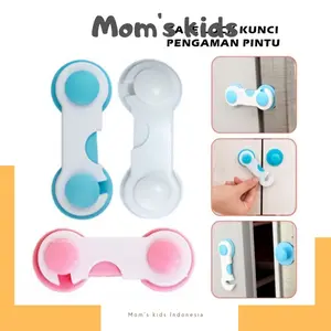 Pengaman Laci Lemari Safe Lock Baby / Pengait Pintu Penahan Kulkas Pengunci Furniture Bayi Balita Bayi Bayi