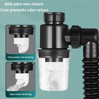 Gambar Digap Pipa Pembuangan Sifon Wastafel Flexible Sink Drain Pipe - PR518 - Hitam dari DIGAP Indonesia Kota Administrasi Jakarta Barat 4 Tokopedia