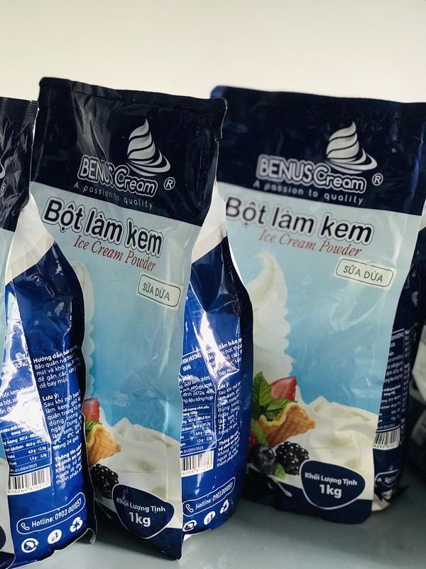 Bột Làm Kem Tươi - Vị Chanh Dây - Bịch 1kg 5