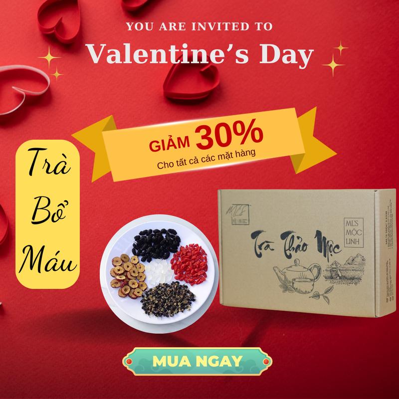 [Giá sale] Trà bổ máu - ích huyết (hắc kỷ tử, dâu tằm, táo đỏ, kỷ tử đỏ, đường phèn) Mộc Linh giúp hỗ trợ khí huyết Tea thảo Nước Trà Chè